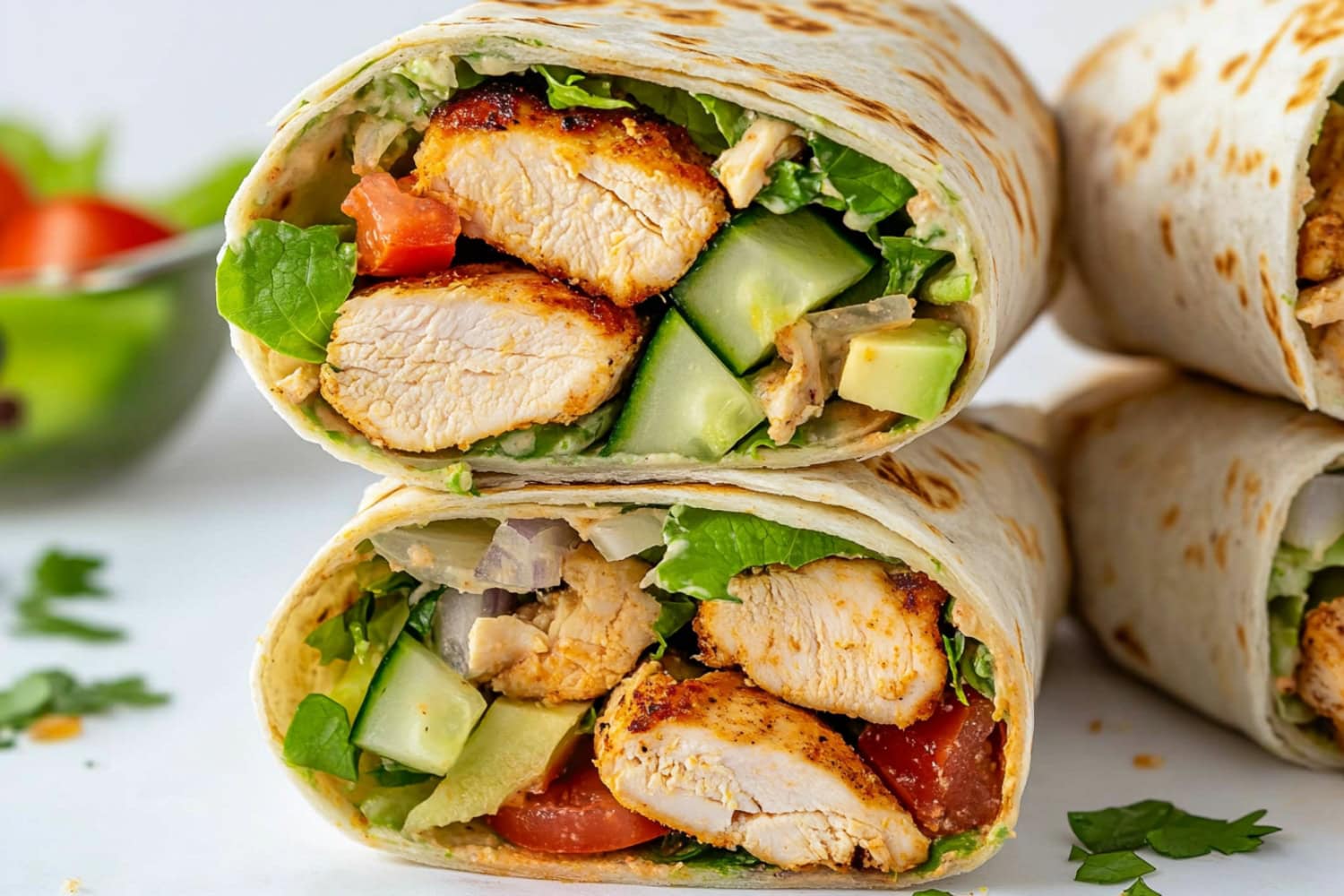 Kids Grilled Chicken Power Wrap